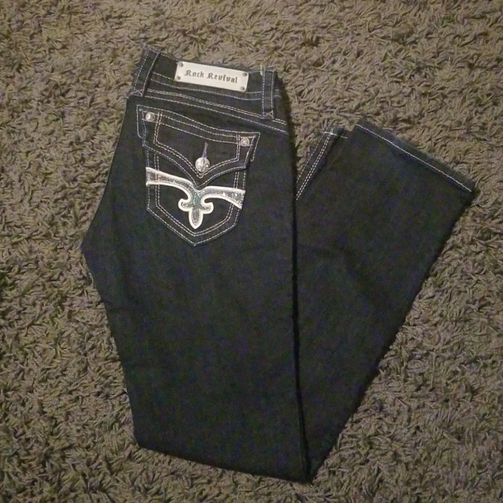 Rock Revival Heather Easy Straight